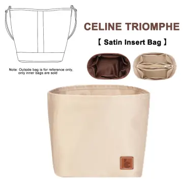 Bag Insert Bag Organiser for Celine Bucket in Triomphe Canvas