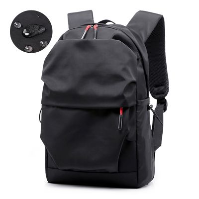 ▩❈❅ Multifunctional Computer Waterproof Backpack Men Luxury Student School Bags Casual Pleated Backpacks 15.6 Inches Laptop Bag Pack
