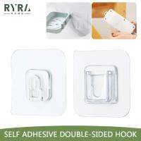 Double-Sided Wall Hooks Glue Hooks Suction Bathroom Kitchen Shelf Strong Sticky Load-Bearing Capacity Unferforated No Trace Hook