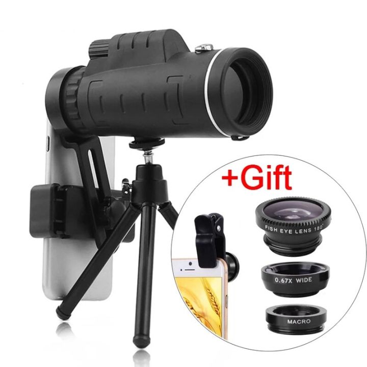 lens-for-phone-40x60-zoom-smartphone-lens-monocular-telescope-scope-camera-camping-hiking-fishing-with-compass-phone-tripod