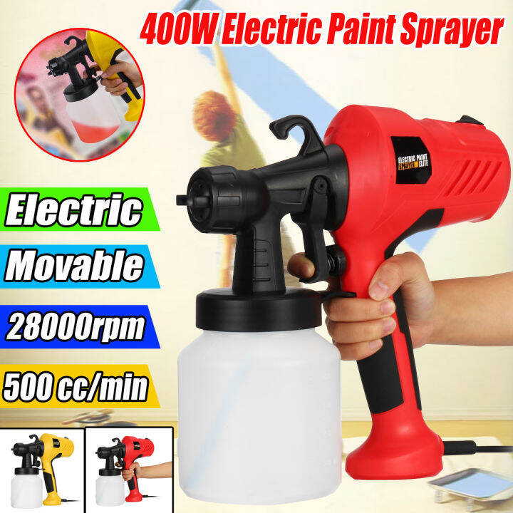 Electric Spray Paint Sprayer Painting Compressor With Flow Control 400W