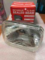 ดวงไฟหน้า Sealed Beam 12V 3ขา 65/55W เหลี่ยมใหญ่ (5.5”x7.8”).