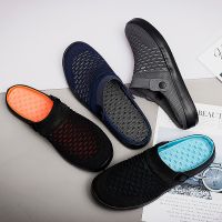 Casual Breathable Men Sandals Summer Outdoor Lightweight Fashion Slippers New Arrivals Slip-On Male Mesh Beach Shoes For Male