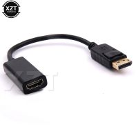 Kabel DP Ke HDMI Kompatibel dengan Port Layar Jantan Ke Betina untuk Port Layar PC Laptop HP DELL Ke Konverter Video Kabel TV HD 1080P