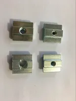 50pcs M4 M5 M6 M8  T Sliding Nut block  Aluminum Profile slot 8 Zinc 4040 Coated Plate Aluminum Accessories Hand Tool Parts Accessories