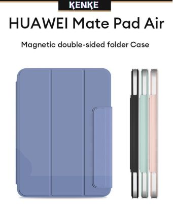 KENKE เคส HUAWEI Rebound Magnetic เคสอัจฉริยะสำหรับ HUAWEI Mate Pad Air 11.5 นิ้ว สิ่งที่แนบมาด้วยแม่เหล็กสะดวก [รองรับการจับคู่และการชาร์จ Apple Pencil] ฝาครอบเคสอัจฉริยะ, Auto SLEEP/Wake Trifold Huawei matepad Air Stand Case