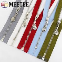 【CW】 2/5pcs Meetee 3 Metal ZippersLock 15 70cm Closed amp;Open Zip Slider forPurse Wallet Garment Sewing Accessories