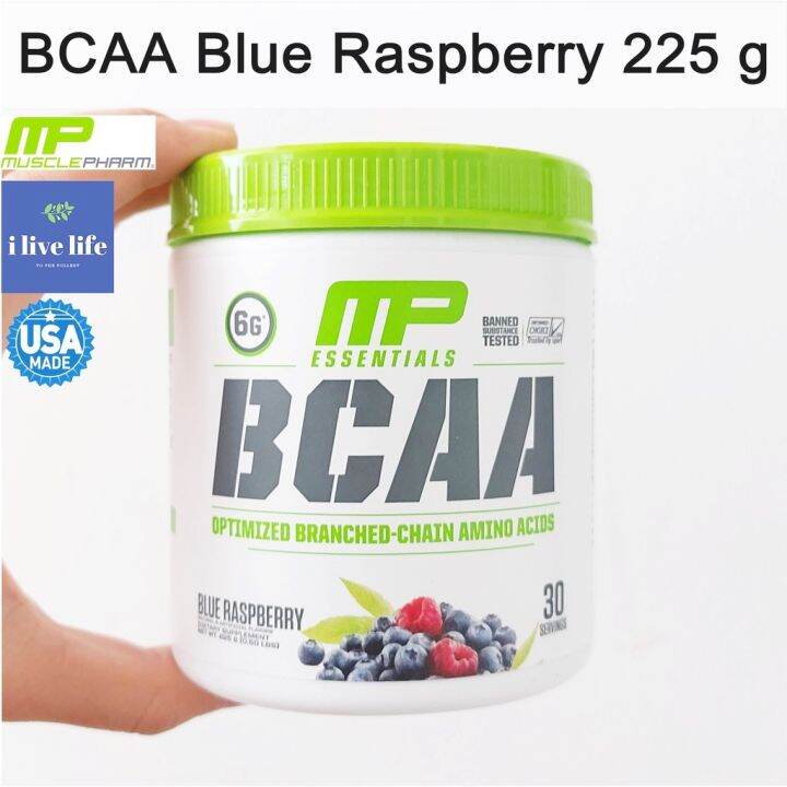 บีซีเอเอ-bcaa-blue-raspberry-225g-musclepharm-รสบลูเบอร์รี