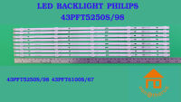 หลอดไฟ BACKLIGHT PHILIPS 43PFT5250S/98  43PFT6100S/67  43PUT6002/67 5LEDx8 แถว