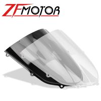 ZX10R 2004 2005 Motorcycle Windshield Windscreen Double Bule For Kawasaki ZX-10R 04 05 ABS Plastic