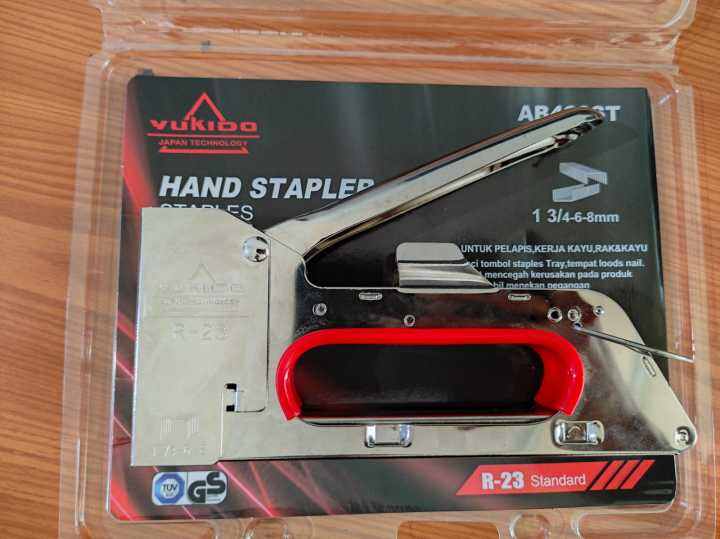PAKET RAPIDE Staple Stapler Gun Tacker R23 Staples Hekter Gun Tembak