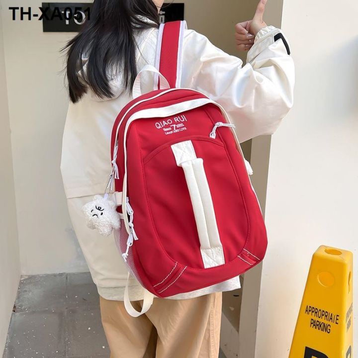 school-bag-female-college-student-2023-new-retro-lightweight-backpack-junior-high-school-large-capacity