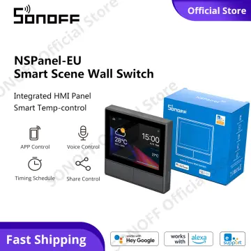 Sonoff Nspanel White Wifi Smart Scene Wall Switch Eu / Us Termostato  Display