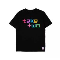 [S-5XL]เสื้อยืด พิมพ์ลาย TAKE TWO BTS BTS TAKE TWO TAKE TWO สําหรับผู้ชาย
