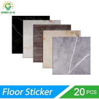 20pcs Wall Stickers Self Adhesive Waterproof Marble PVC Floor Sticker Bathroom living room Renovation Decals Wall Ground Decor Wall Stickers Decals