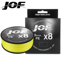 JOF Brand สายตกปลา PE ซูเปอร์150ม. 300ม. 500ม. 8เกลียวถักสายตกปลาแบบหลายเส้นใย PE 15 -100LB