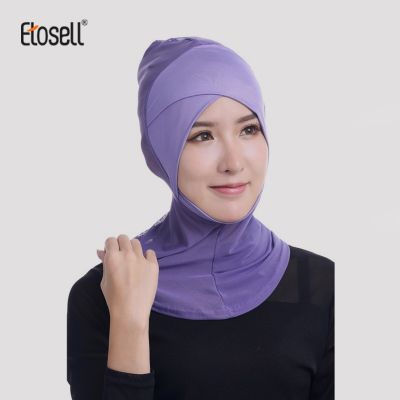 【YF】 Etosell Women Muslim Underscarf Head Cover Cross Headscarf Inner Hijab Cap Scarf Hat Bone Bonnet