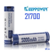 [P72] Pin sạc Keeppower P2150TC TYPE C USB 21700 3.6V 5000mAh