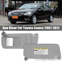 【hot】♈✓  Car Gray Sunshade Driver Passenger Side 2007-2011 With Makeup Mirror Left Organizer