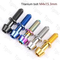 สลักเกลียวไทเทเนียม Tgou หัว Torx M4x15.3Mm พร้อมสกรูและแหวนรองสำหรับก้านจักรยาน C260 Ritchey