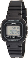 Casio Womens Classic LA20WH-1A Resin Quartz Watch with Digital Dial- Black