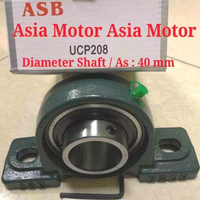Pillow Block Bearing Ucp 208 As 40 Mm Bering Duduk Ucp204 - 40 Mm Asb ...