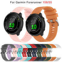 20มิลลิเมตรสายรัดข้อมือซิลิโคนสำหรับผู้เบิกทาง Garmin 158 55 245 245เมตร645 Vivoactive 3สายนาฬิกาข้อมือกีฬาสร้อยข้อมือสำหรับ Garmin Venu สาย