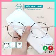 Gọng kính cận nữ A&Eeyewear mắt tròn gọng kính kim loại thanh mảnh màu sắc