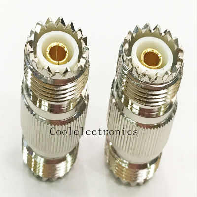 2pcs UHF Female SO239 to UHF Female Jack RF Pigtail Coax Coaxial Cable connector