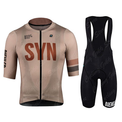 Biehler แขนสั้นย์ Syn ฤดูร้อนขี่จักรยานเสื้อผ้าชุดขี่กีฬาฝันกางเกง MTB M aillot R Oupa C iclismo ~