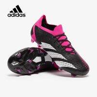 รองเท้าฟุตบอล Adidas Predator Accuracy.1 Low FG สีดำชมพู ใหม่ล่าสุด