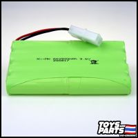 แบตเตอรี่รถบังคับ 9.6V. 3500mAh. Ni-MH ปลั๊กขาว 2 สาย ใช้กับรถบังคับ 1/10 เรือบังคับ ของเล่นอื่นๆ (ร้านคนไทยส่งจากกรุงเทพ)