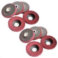 10Pcs 4 Inch Nylon Fiber Flap Disc Polishing Grinding WheelScouring Pad Buffing Wheel For Angle Grinder