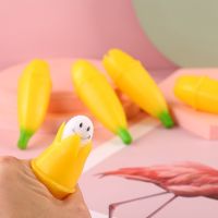Soft Toy Animal Cute Anti-Stress Ball Decompression Squeeze banana to vent fruit pinch Toys Abraact Soft Sticky Squishi Gift