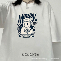 Cocopie เสื้อครอป เสื้อยืด ชุดเซ็ทผู้หญิง สไตล์ แฟชั่น ทันสมัย คลาสสิค WTX230004X 41Z231010