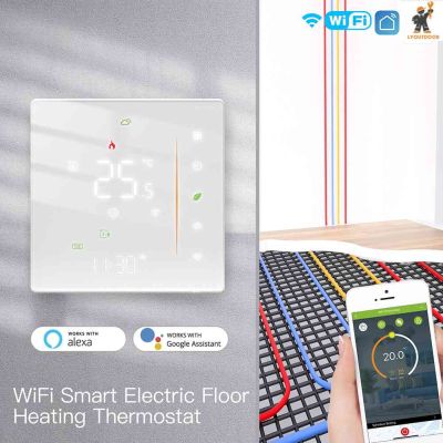 Tuya WiFi Smart Thermostat Room Floor Heating Temperature Remote Controller # OS
