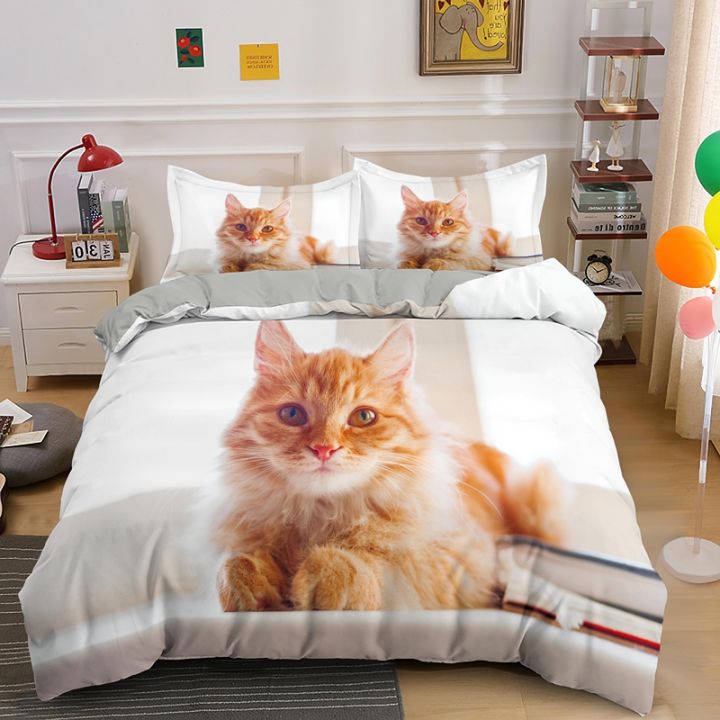 animal-cat-duvet-cover-king-queen-black-white-funny-cute-pet-kitty-bedding-set-for-kids-teens-adult-fashion-soft-comforter-cover