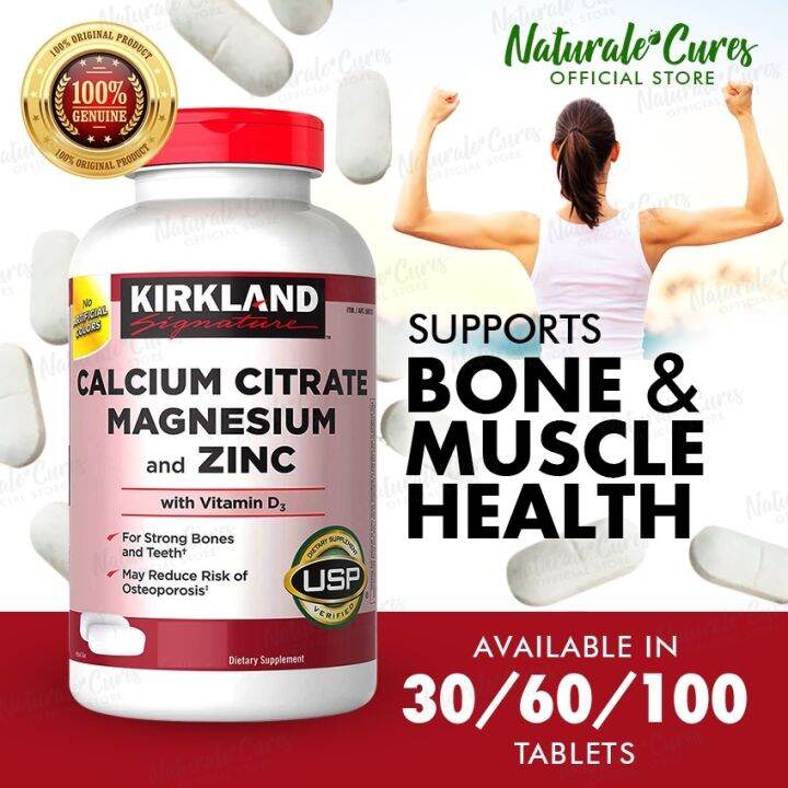 [USA Fresh Stocks With Freebie] Kirkland Signature Calcium Citrate