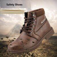 New Big Size 38-48 Men Iron Toe Safety Shoes Worker