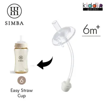 Simba PPSU Wide-Neck Bottle Straw Replacement with Complimentary