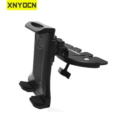 Xnyocn ขายดีอเนกประสงค์7นิ้ว90 ~ 136มม. ปรับได้ที่ยึดโทรศัพท์ในรถช่องใส่ซีดีที่วางโทรศัพท์พีซีมินิแท็บเล็ตขาตั้งสำหรับไอแพด