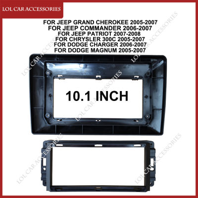 10.1นิ้วสำหรับ JEEP Grand Cherokee Commander/ Chrysler 300C สเตอริโอวิทยุรถยนต์2Din กรอบเครื่องเล่นแอนดรอยด์ MP5 GPS ส่วนหัว