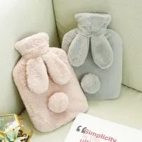 Hot Water Bottle with Cute Cover 0.3L 0.4L 0.5L 1L Hot Water Bag for Period Neck Shoulder Feet Warmer Gift Dropshipping