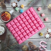 New Keyboard Letters English Silicone Mold Chocolate Candy Pan Birthday Party Cake Decoration Chocolate Candy Mold Baking Tools Bread Cake  Cookie Acc