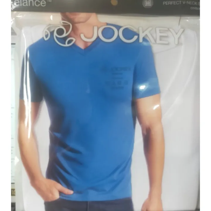 Jockey Mens 100 Cotton Vneck Shirt ( Slim Fit Lazada PH