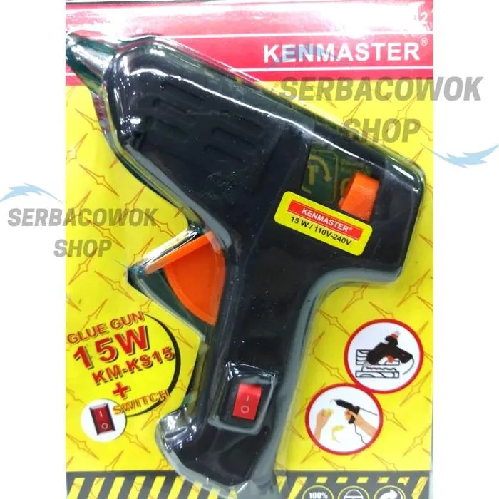 Alat Tembakan Lilin Stick Glue Gun Watt Switch On Off Kenmaster Lazada Indonesia