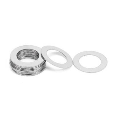 {Haotao Hardware} 50Pcs M10 Ultra Thin Flat Washers ปะเก็นเครื่องซักผ้าสแตนเลส12มม. 14มม. เส้นผ่านศูนย์กลางภายนอก0.1 1มม. Th Ickness