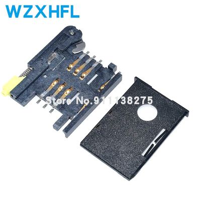 5pcs SIM Card Socket KF-016 Card Holders Jack 6 + 2P SIM900A Card Holder Connector Block Pull-out for GPS WATTY Electronics