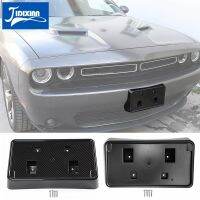 JIDIXIAN ABS รถด้านหน้ายึดป้ายทะเบียนสำหรับ Dodge Challenger 2010-2022อัตโนมัติป้ายทะเบียนอุปกรณ์ภายนอก