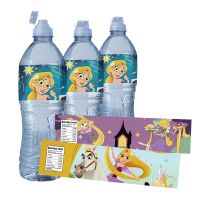 【LZ】☄❅﹉  24Pcs Tangled Rapunzel Theme Birthday Party Water Bottle Labels Baby Shower Decorations Personalized Custom Bottle Label Sticker